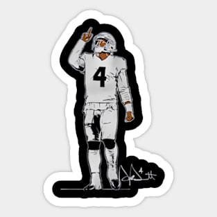 Dak Prescott Superstar Pose Sticker